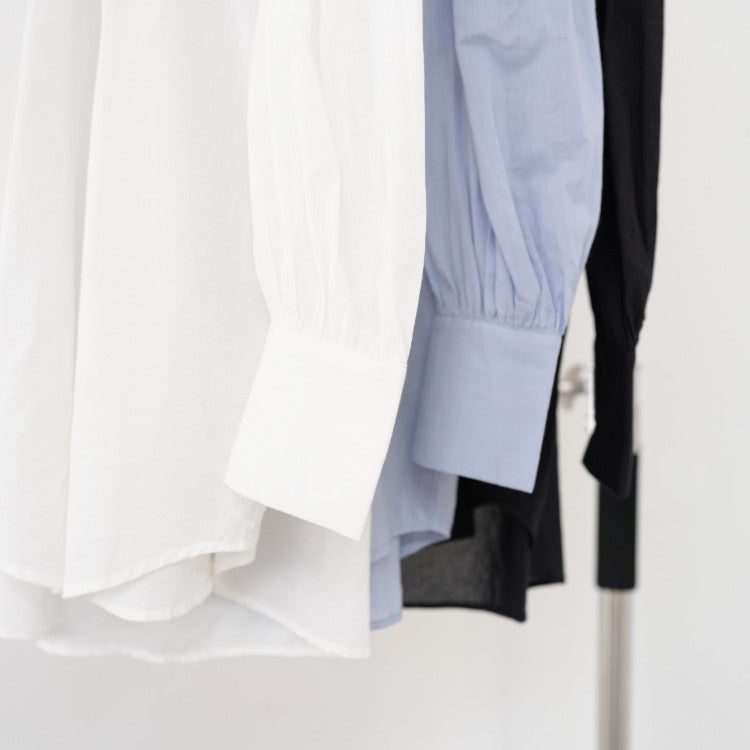 double ruffle neck bluose ダブルラッフルネックブラウス