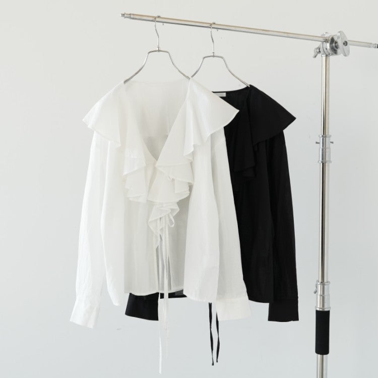 Ruffle Ribbon Blouse ラッフルリボンブラウス