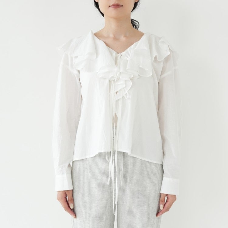 Ruffle Ribbon Blouse ラッフルリボンブラウス