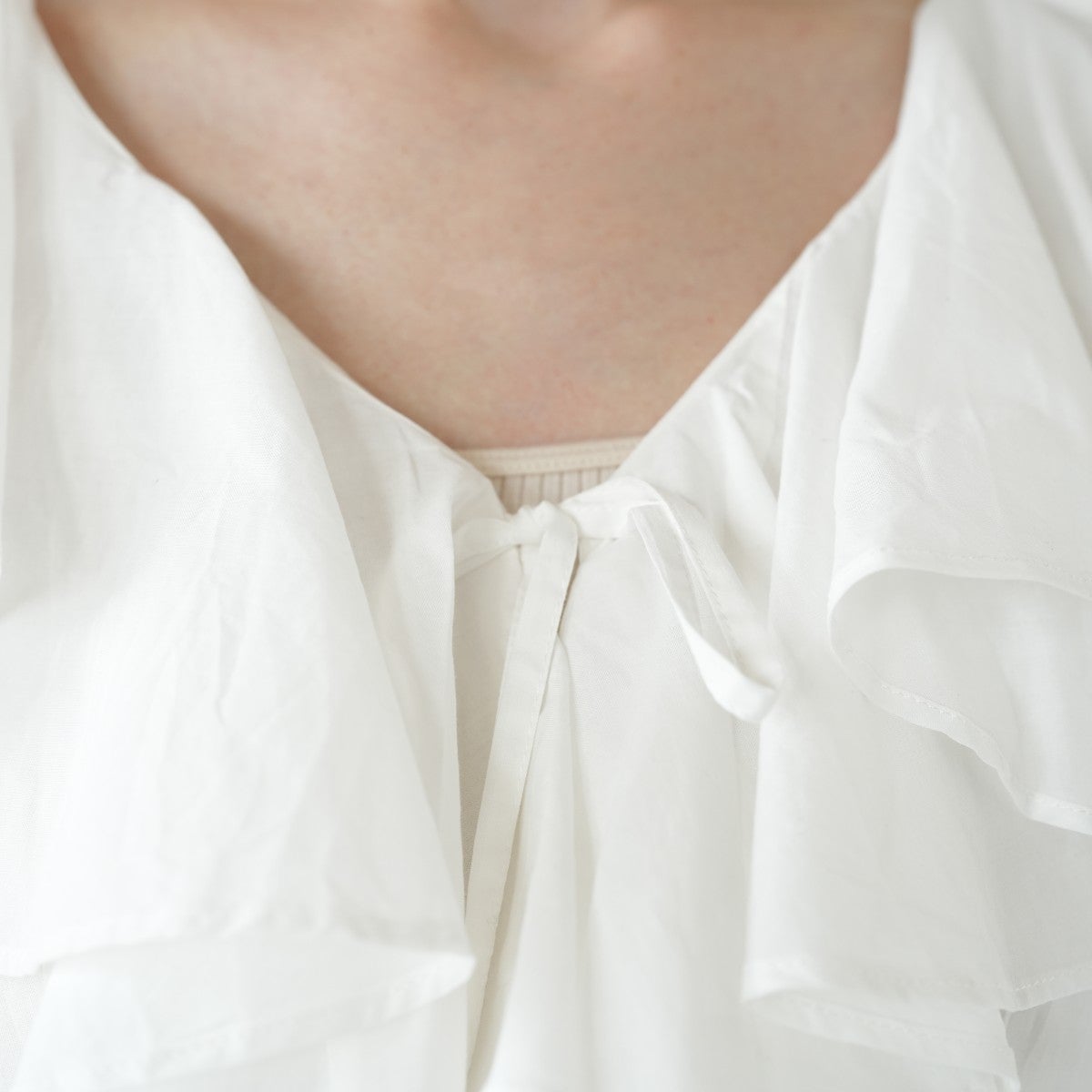 Ruffle Ribbon Blouse ラッフルリボンブラウス