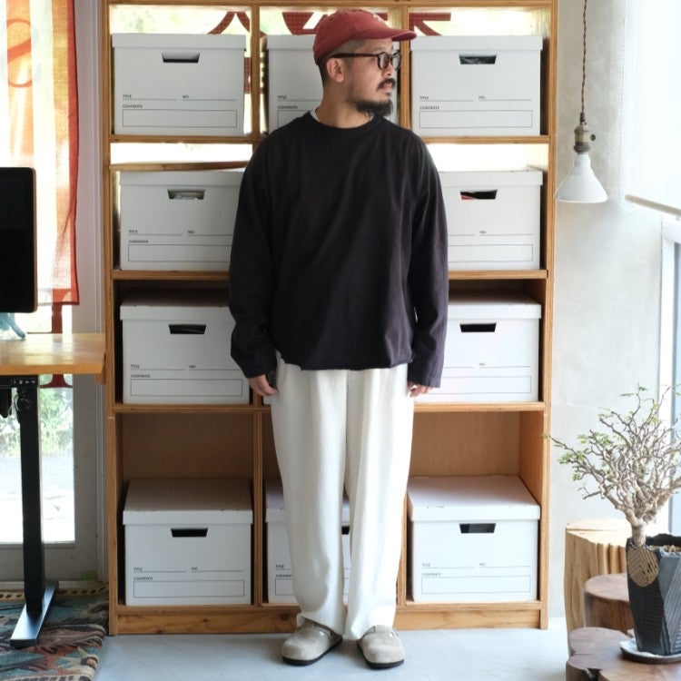 raglan sleeve L/S tee ラグランスリーブTシャツ