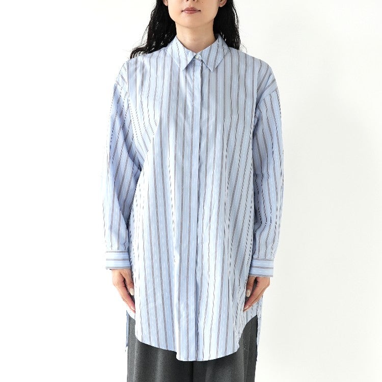 Stripe Box Cut Shirt ストライプボックスカットシャツ