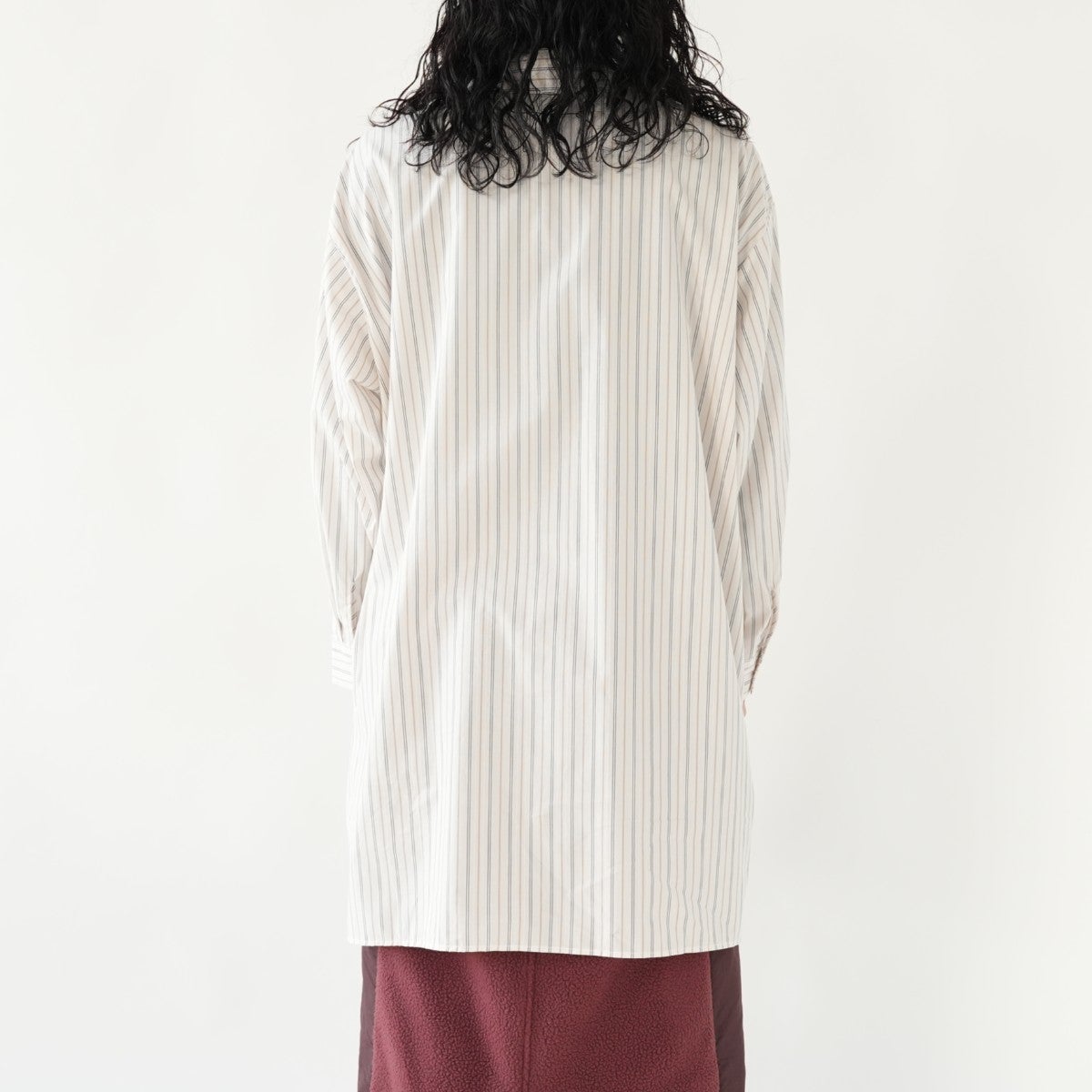 Stripe Box Cut Shirt ストライプボックスカットシャツ