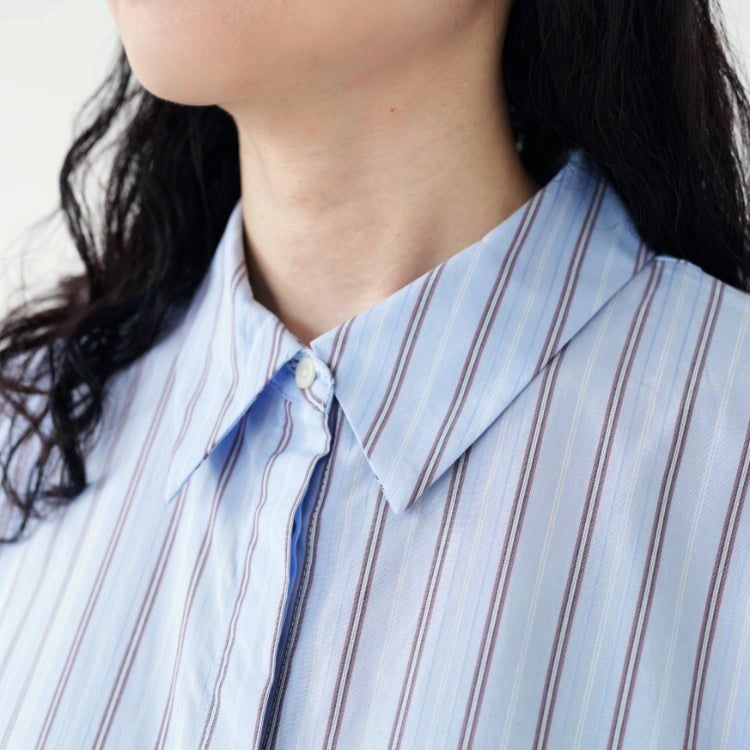 Stripe Box Cut Shirt ストライプボックスカットシャツ