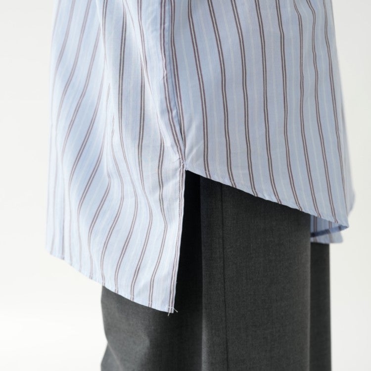 Stripe Box Cut Shirt ストライプボックスカットシャツ