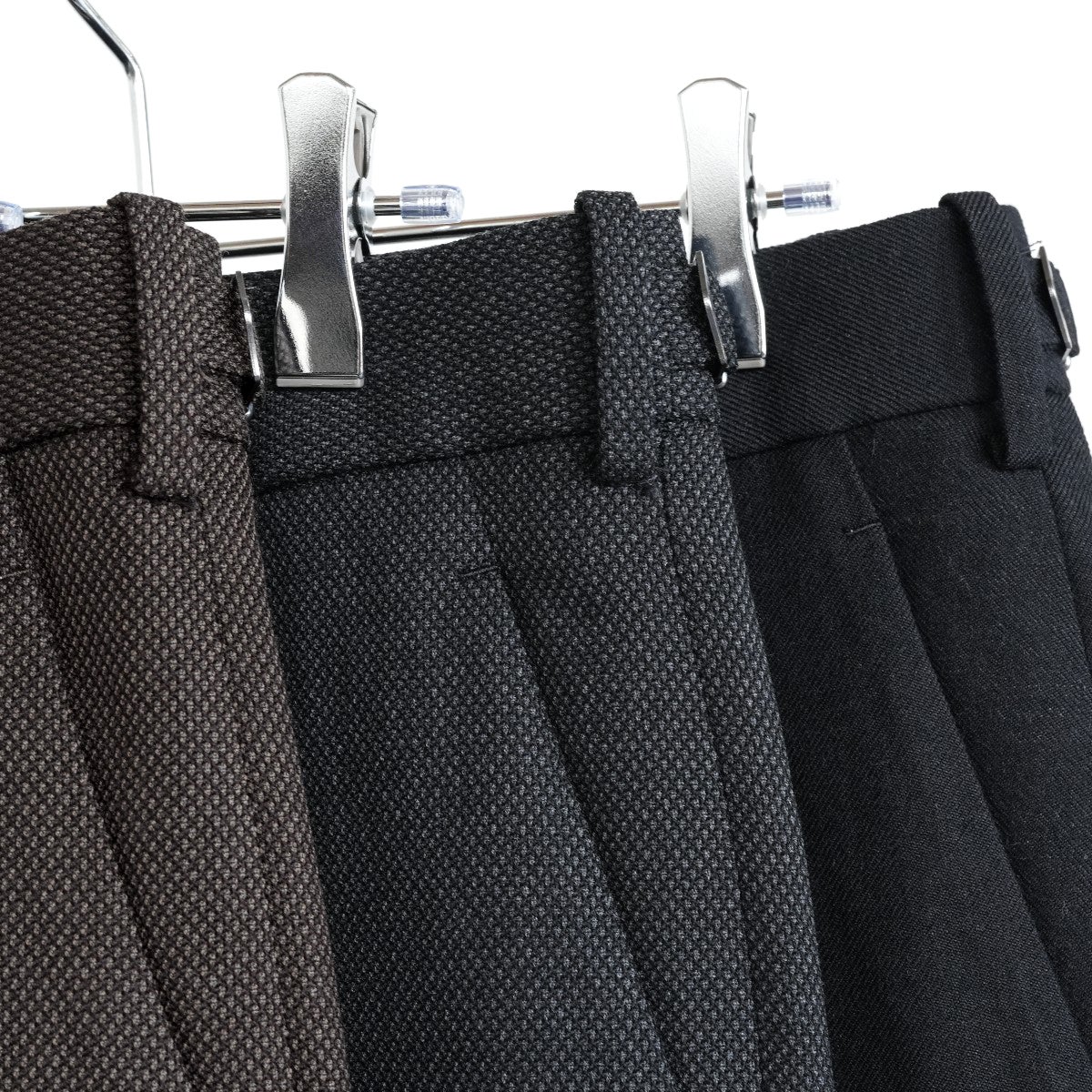 Tumbled Wool Serge Regular Fit Straight Trousers ウールサージワッシャータンブラー レギュラーフィットストレートトラウザーズ