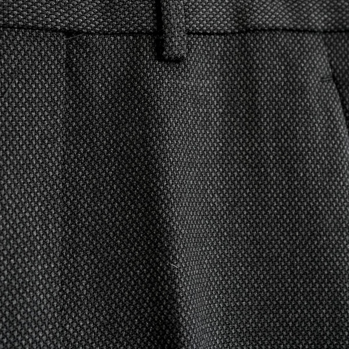 Tumbled Wool Serge Regular Fit Straight Trousers ウールサージワッシャータンブラー レギュラーフィットストレートトラウザーズ
