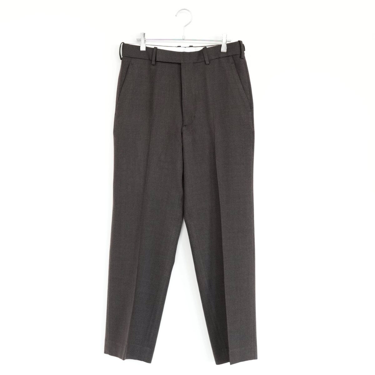 Tumbled Wool Serge Regular Fit Straight Trousers ウールサージワッシャータンブラー レギュラーフィットストレートトラウザーズ