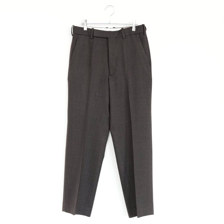 Tumbled Wool Serge Regular Fit Straight Trousers ウールサージワッシャータンブラー レギュラーフィットストレートトラウザーズ