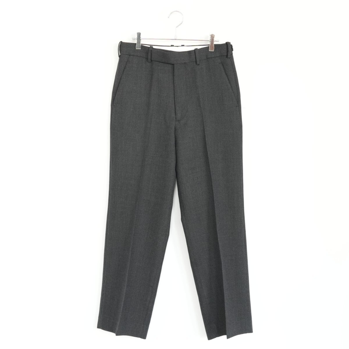 Tumbled Wool Serge Regular Fit Straight Trousers ウールサージワッシャータンブラー レギュラーフィットストレートトラウザーズ