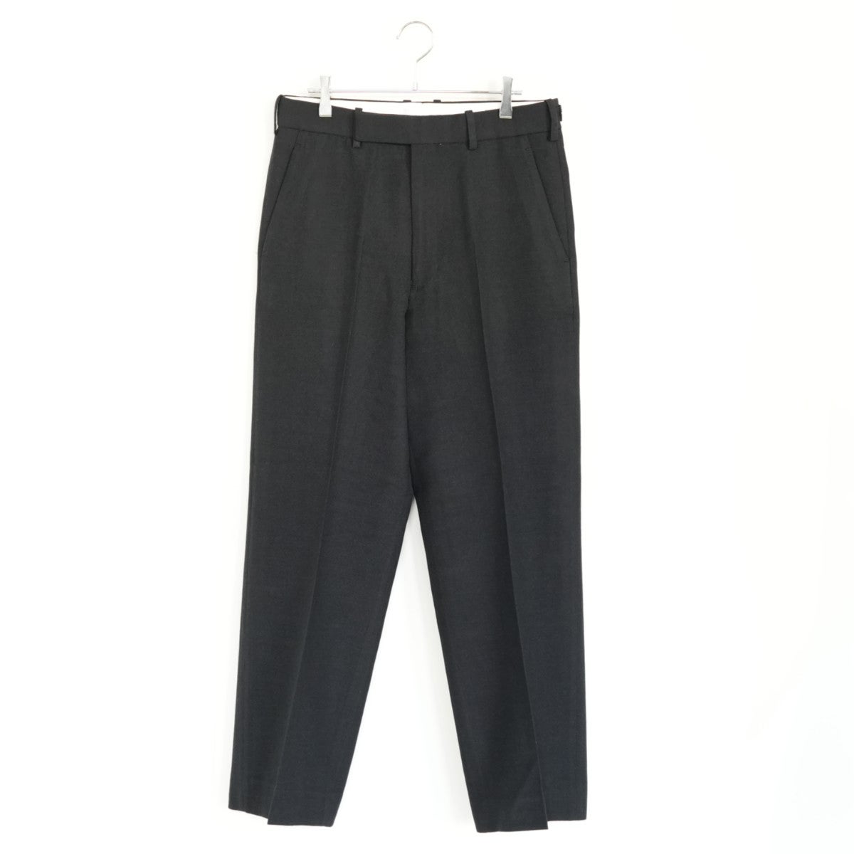 Tumbled Wool Serge Regular Fit Straight Trousers ウールサージワッシャータンブラー レギュラーフィットストレートトラウザーズ