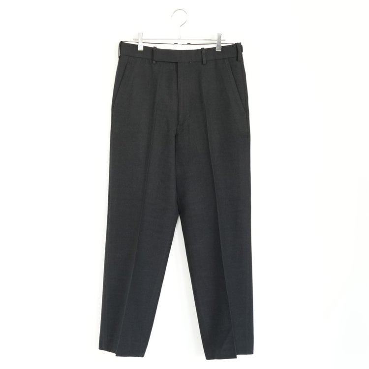 Tumbled Wool Serge Regular Fit Straight Trousers ウールサージワッシャータンブラー レギュラーフィットストレートトラウザーズ