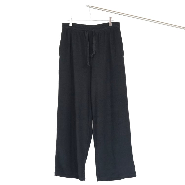 Super 140s Washable Wool Pile Knit Wide Cylinder Fit Easy Pants スーパー140s 2/60ウールパイル ワイドシリンダーフィットイージーパンツ