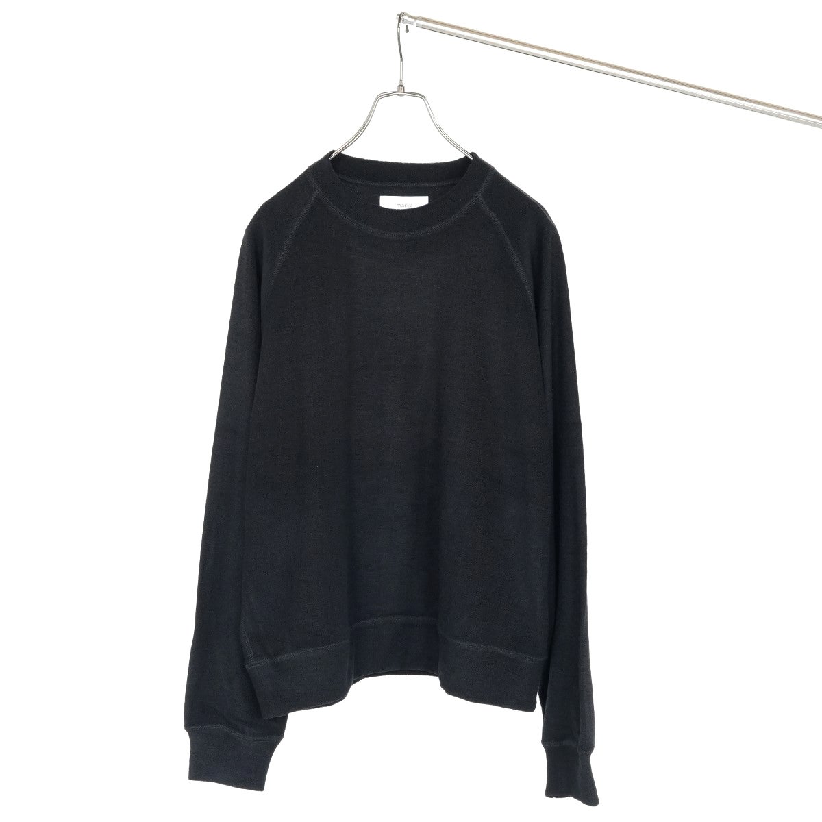 Super 140s Washable Wool Pile Knit Crew Neck Raglan Sweatshirt スーパー140s 2/60ウールパイル クルーネックラグランスウェットシャツ