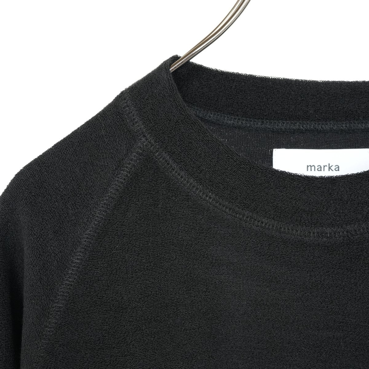 Super 140s Washable Wool Pile Knit Crew Neck Raglan Sweatshirt スーパー140s 2/60ウールパイル クルーネックラグランスウェットシャツ