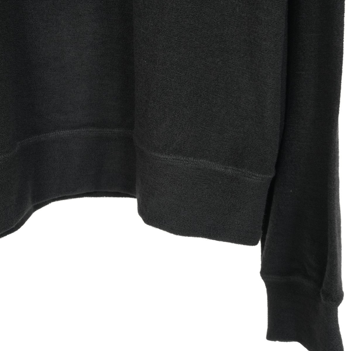 Super 140s Washable Wool Pile Knit Crew Neck Raglan Sweatshirt スーパー140s 2/60ウールパイル クルーネックラグランスウェットシャツ