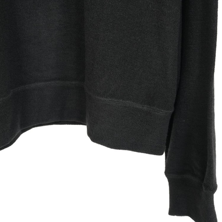 Super 140s Washable Wool Pile Knit Crew Neck Raglan Sweatshirt スーパー140s 2/60ウールパイル クルーネックラグランスウェットシャツ