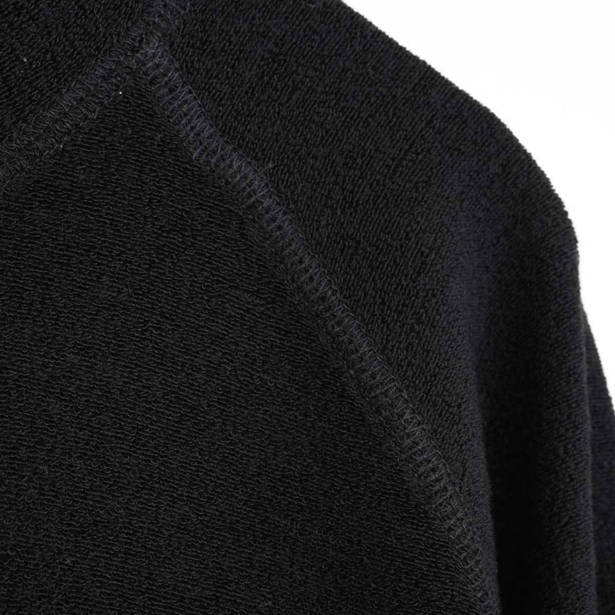Super 140s Washable Wool Pile Knit Crew Neck Raglan Sweatshirt スーパー140s 2/60ウールパイル クルーネックラグランスウェットシャツ