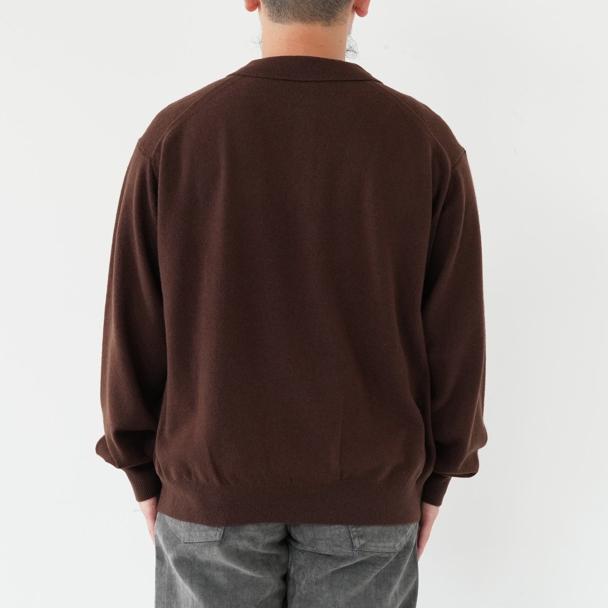 L/S KNIT POLO ニットポロ