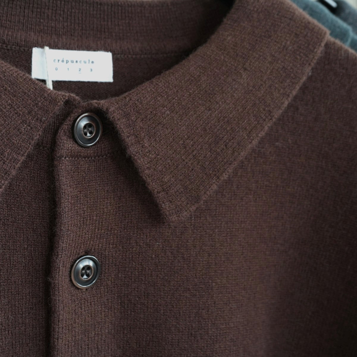 L/S KNIT POLO ニットポロ