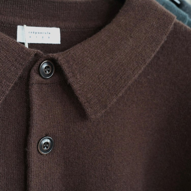 L/S KNIT POLO ニットポロ