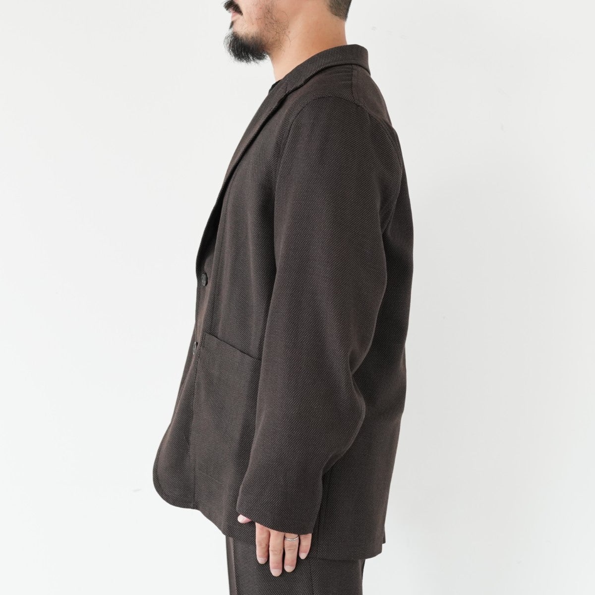 Tumbled Wool Serge Stroll Around Jacket ウールサージワッシャータンブラー ストロールアラウンドジャケット