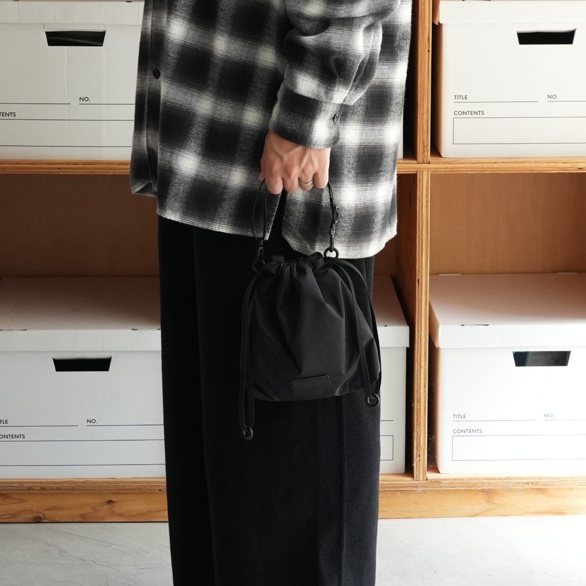 PACKABLE TOTE SHOULDER BAG パッカブルトートショルダーバッグ