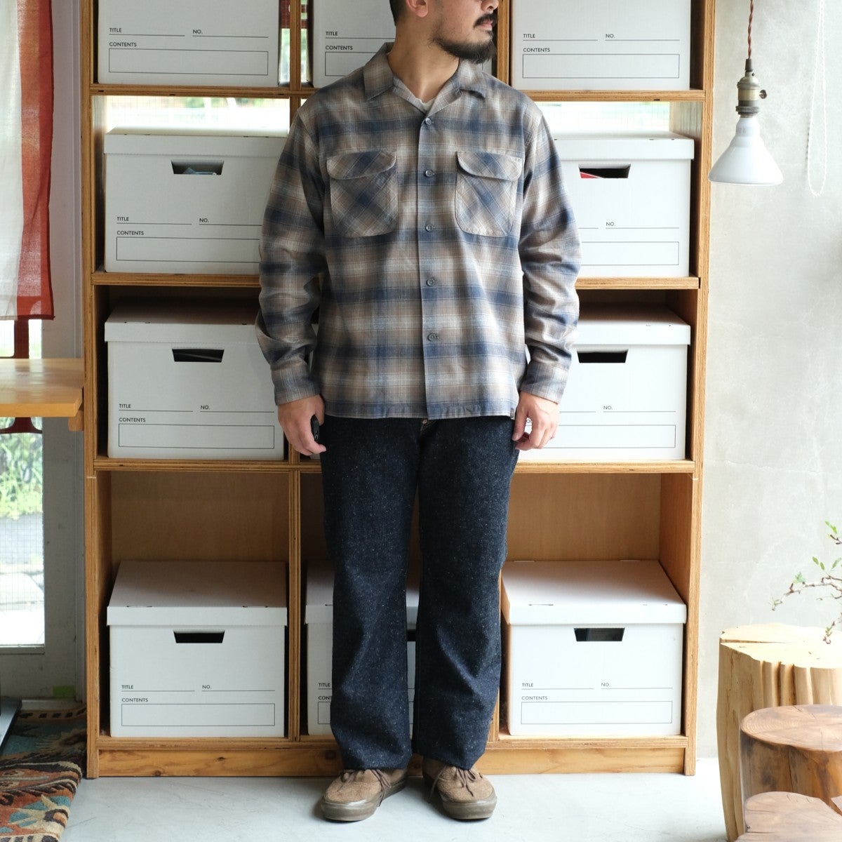 Open Collar Shirt オープンカラーシャツ