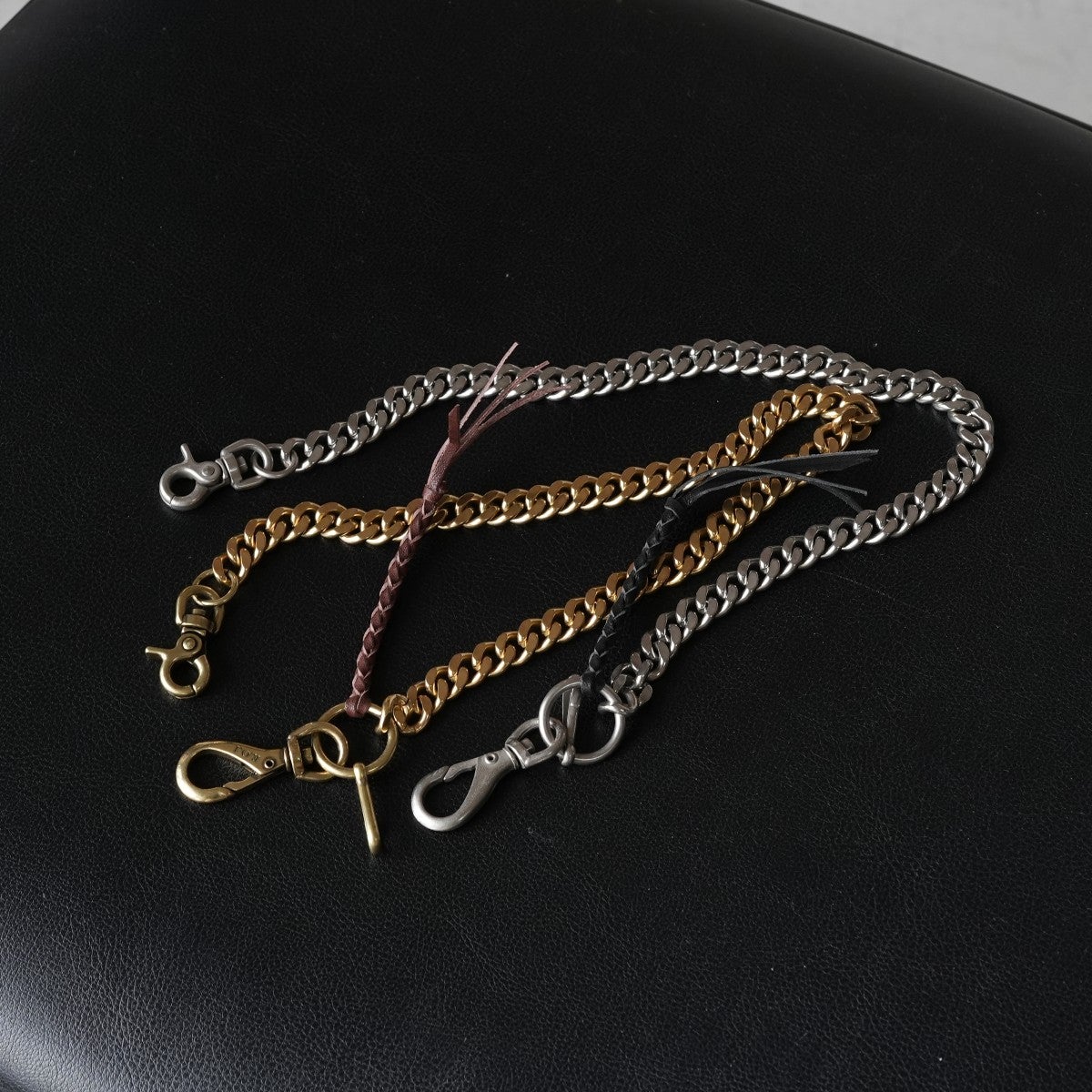 WALLET BRASS CURB CHAIN ウォレットブラスチェーン