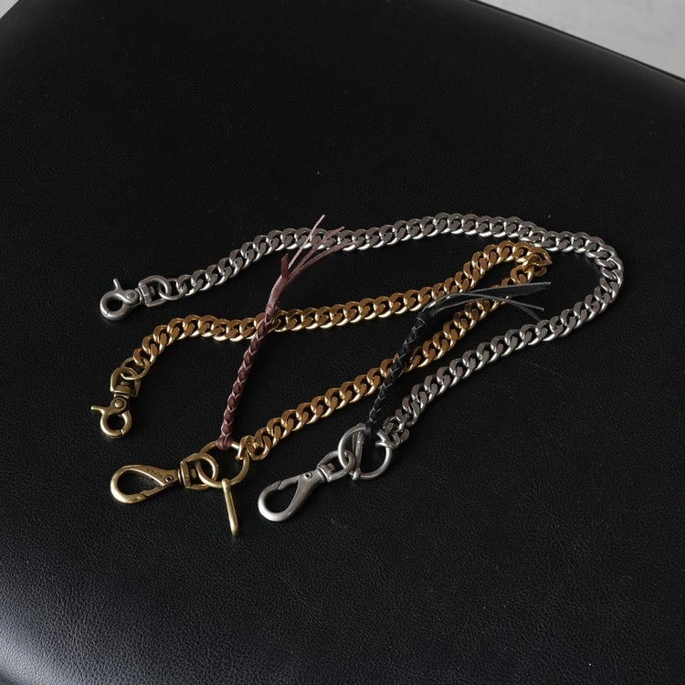 WALLET BRASS CURB CHAIN ウォレットブラスチェーン