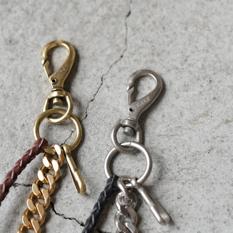 WALLET BRASS CURB CHAIN ウォレットブラスチェーン