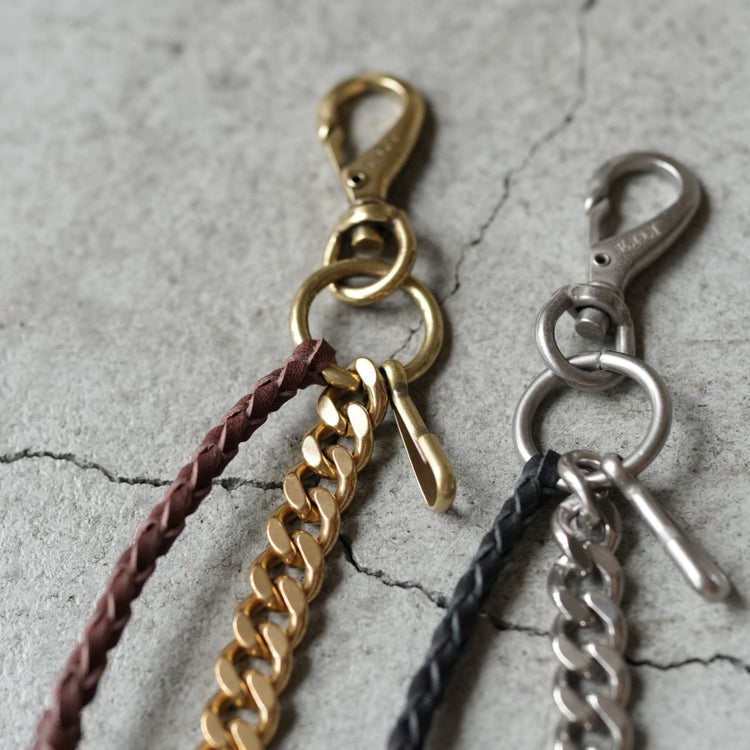 WALLET BRASS CURB CHAIN ウォレットブラスチェーン