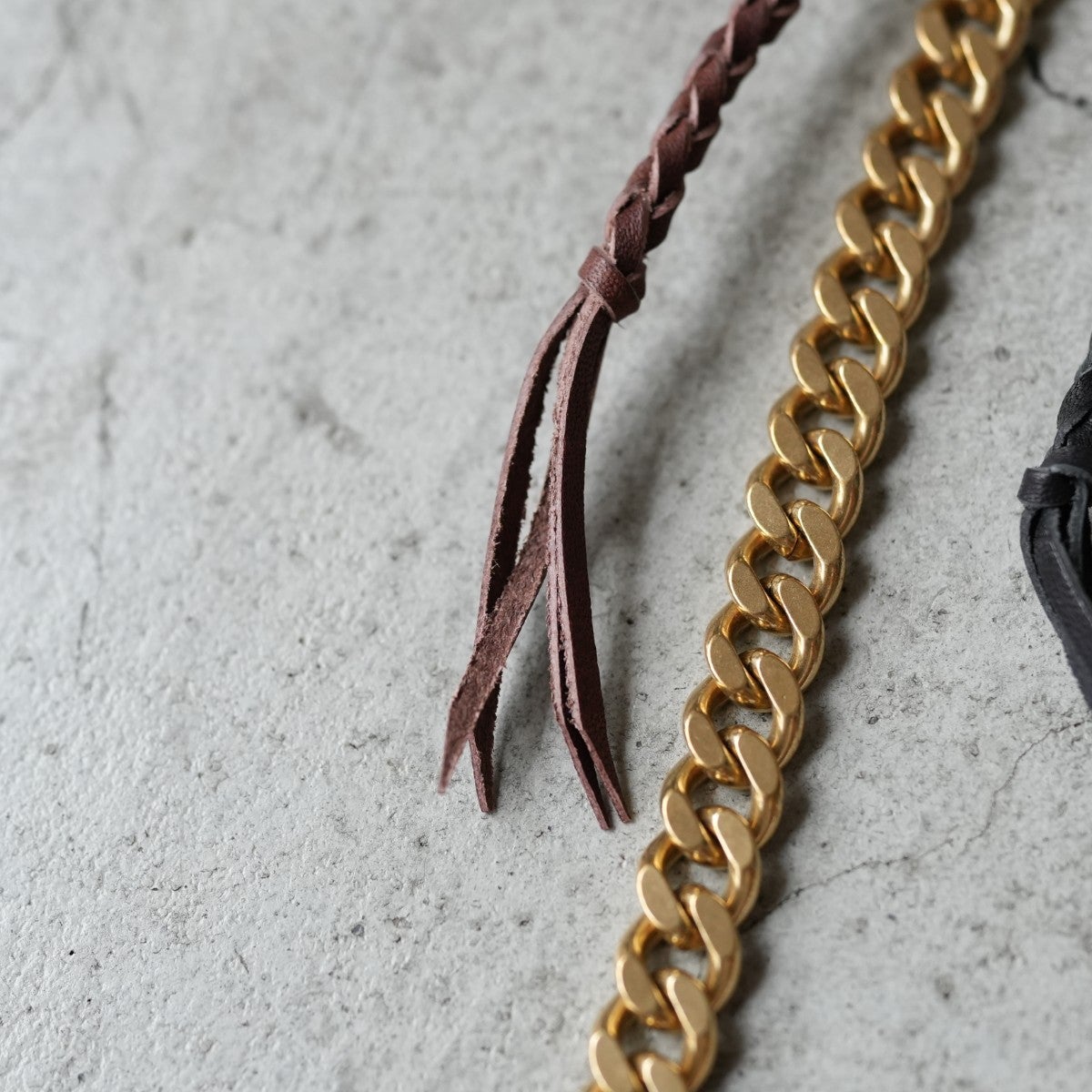WALLET BRASS CURB CHAIN ウォレットブラスチェーン