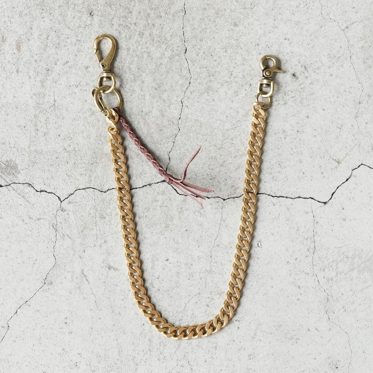 WALLET BRASS CURB CHAIN ウォレットブラスチェーン