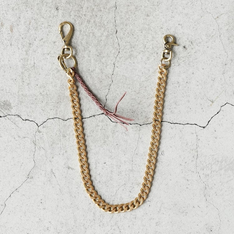 WALLET BRASS CURB CHAIN ウォレットブラスチェーン