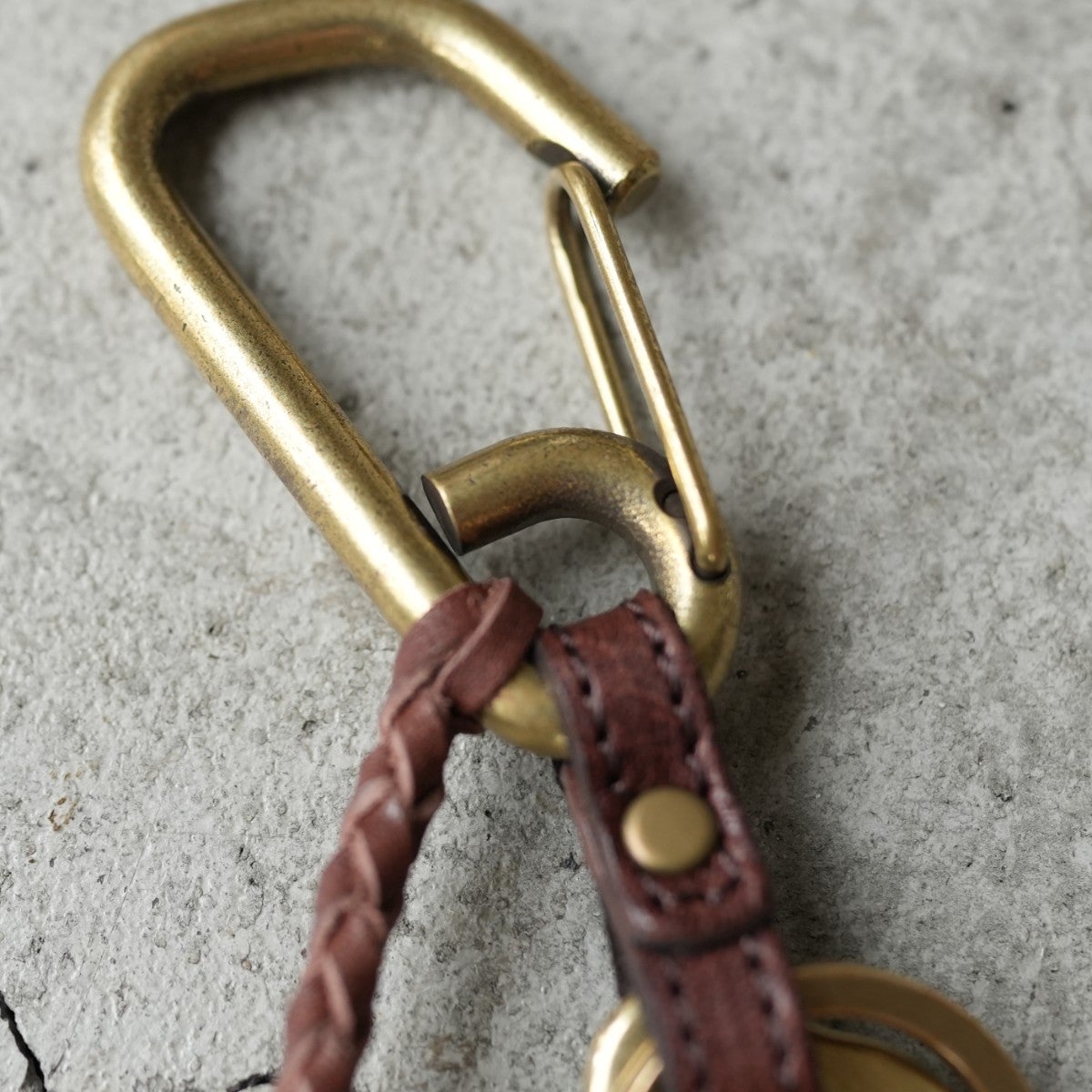 BRASS SHOE HORN KEY RING ブラス シューホーン キーリング
