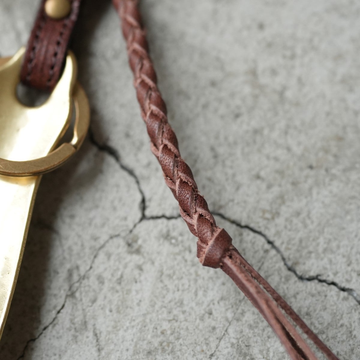 BRASS SHOE HORN KEY RING ブラス シューホーン キーリング
