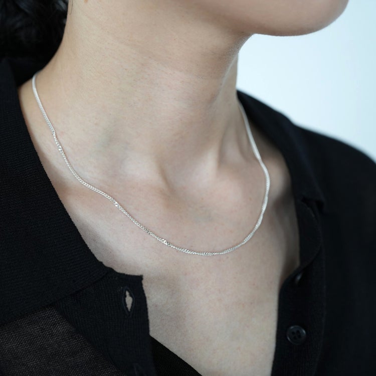 Twist Necklace / Curve 45 ツイストネックレス カーブ45