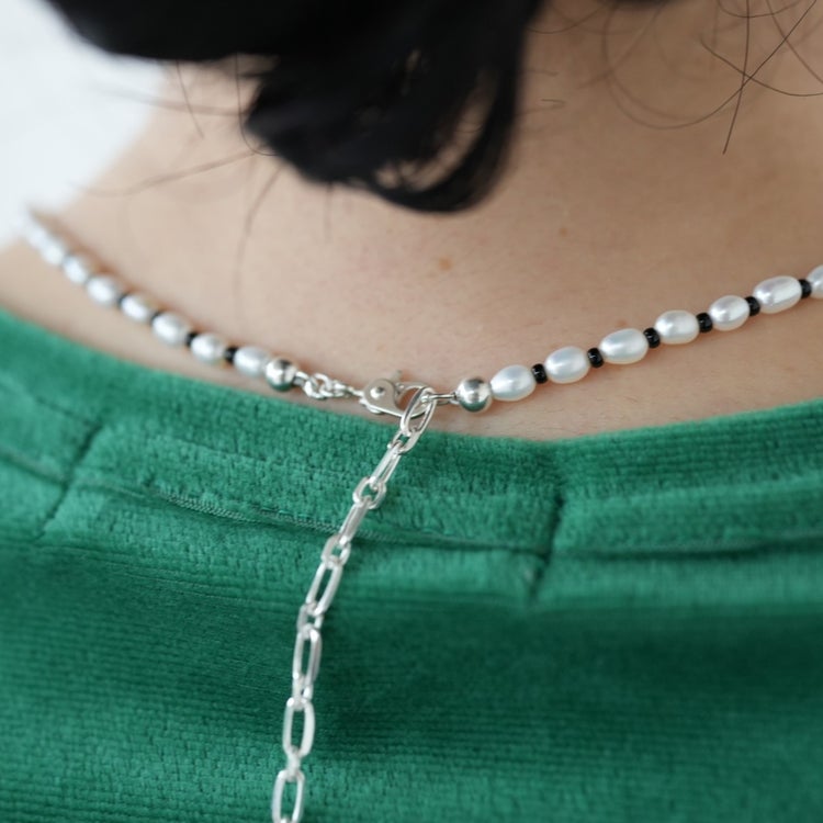 Shadow Pearl Necklace シャドウパールネックレス