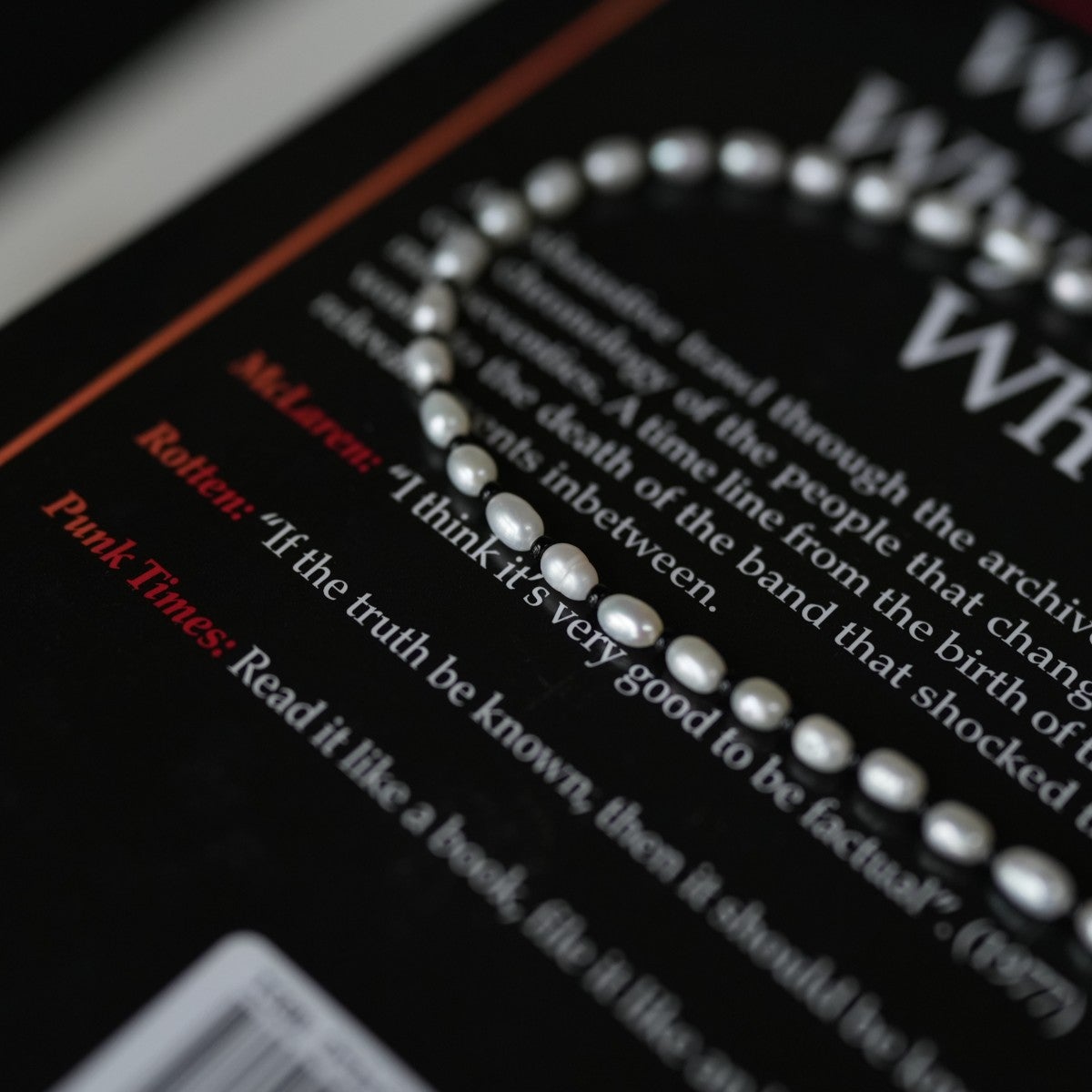 Shadow Pearl Necklace シャドウパールネックレス