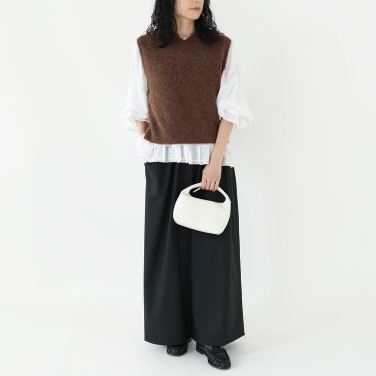 ALPACA SHAGGY KNIT VEST アルパカシャギーニットベスト
