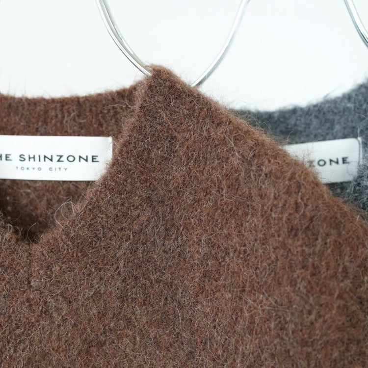 ALPACA SHAGGY KNIT VEST アルパカシャギーニットベスト