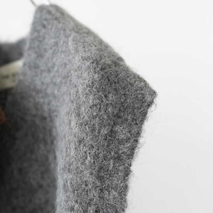ALPACA SHAGGY KNIT VEST アルパカシャギーニットベスト