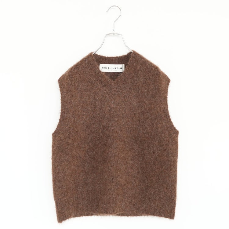 ALPACA SHAGGY KNIT VEST アルパカシャギーニットベスト