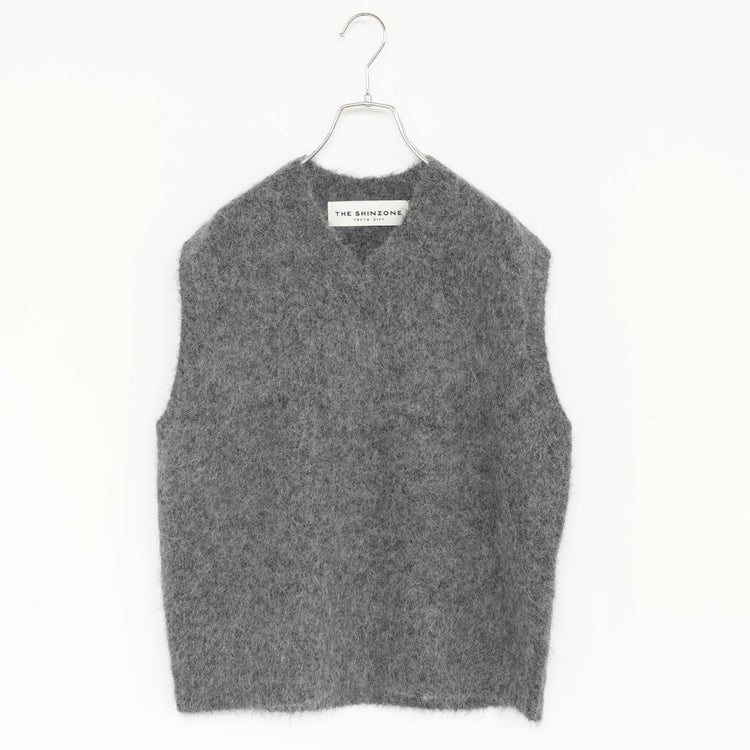 ALPACA SHAGGY KNIT VEST アルパカシャギーニットベスト