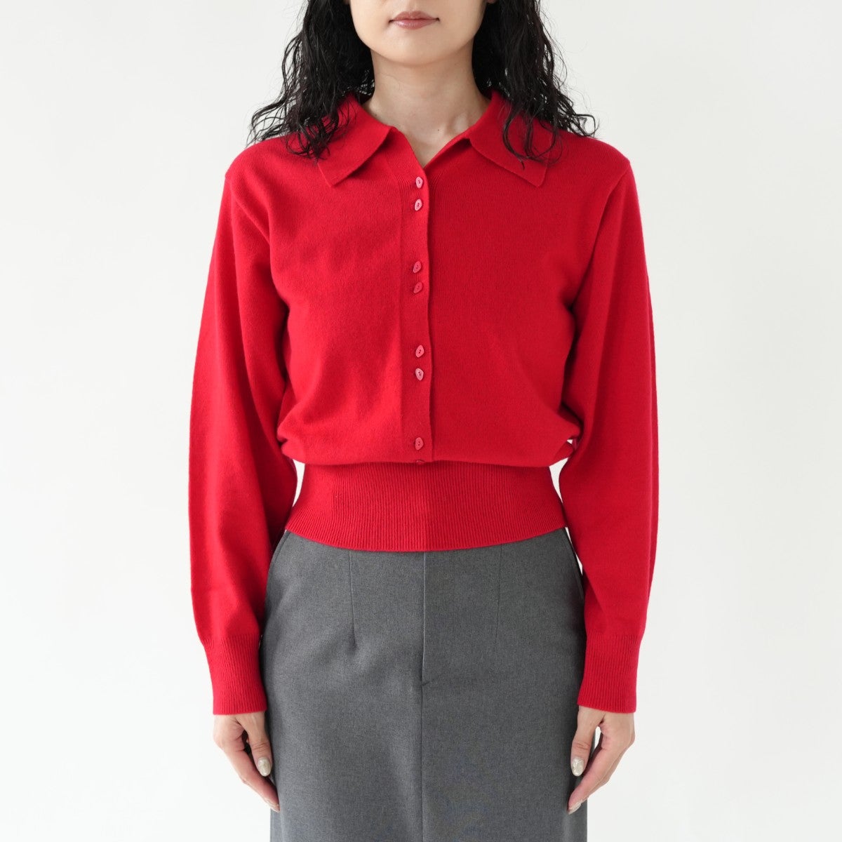 slow off knit top スロウオフニットトップ