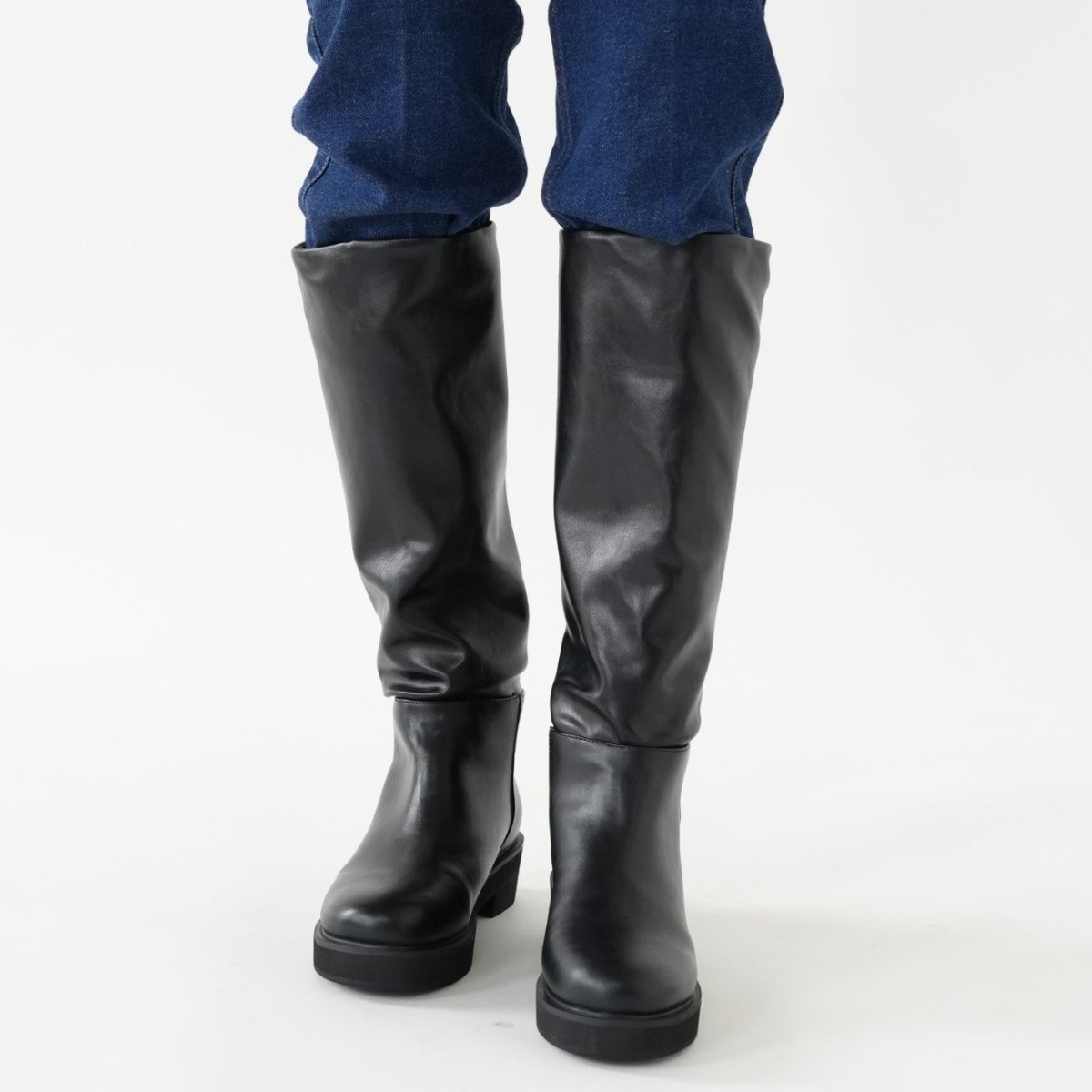 Ecoleather Long Boots エコレザーロングブーツ