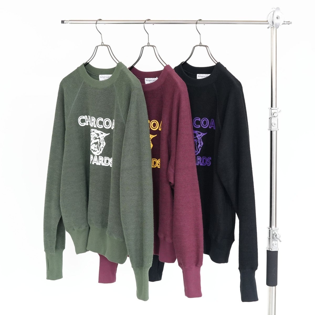 ORIGINAL Charcoal × Americana Leopards sweat オリジナルチャコール×アメリカーナ レオパーズスウェット