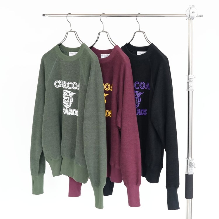 ORIGINAL Charcoal × Americana Leopards sweat オリジナルチャコール×アメリカーナ レオパーズスウェット