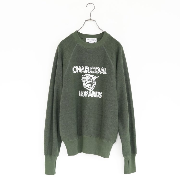 ORIGINAL Charcoal × Americana Leopards sweat オリジナルチャコール×アメリカーナ レオパーズスウェット